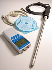 Medidor de humedad relativa con cámara AW externa para agua Waterlab RH2-AW