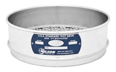 Tamiz de 8" Acero Inoxidable Altura Completa N° 400 (38µm), Norma ASTM E11 / Gilson / V8SF # 400