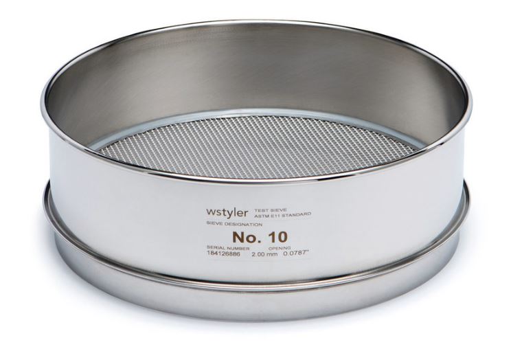 Tamiz 1", 25 mm, 8" Full Height inoxidable W.S. Tyler 5177