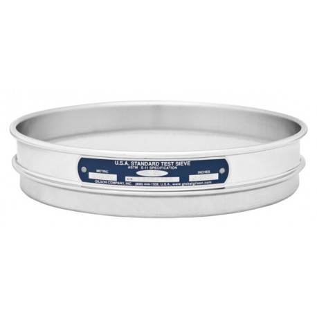 Tamiz de 8" acero inoxidable altura media Nº270 (53 um) Gilson V8SH #270